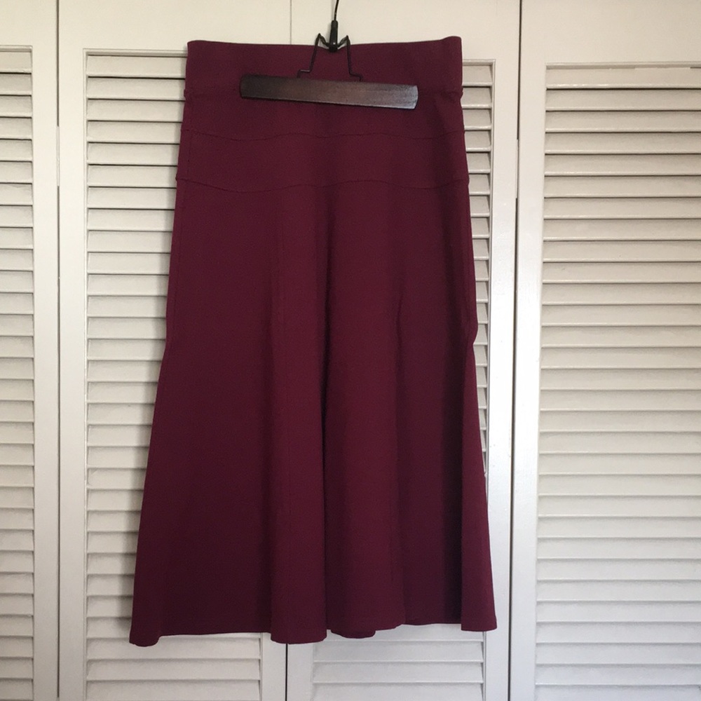 Maroon skirt